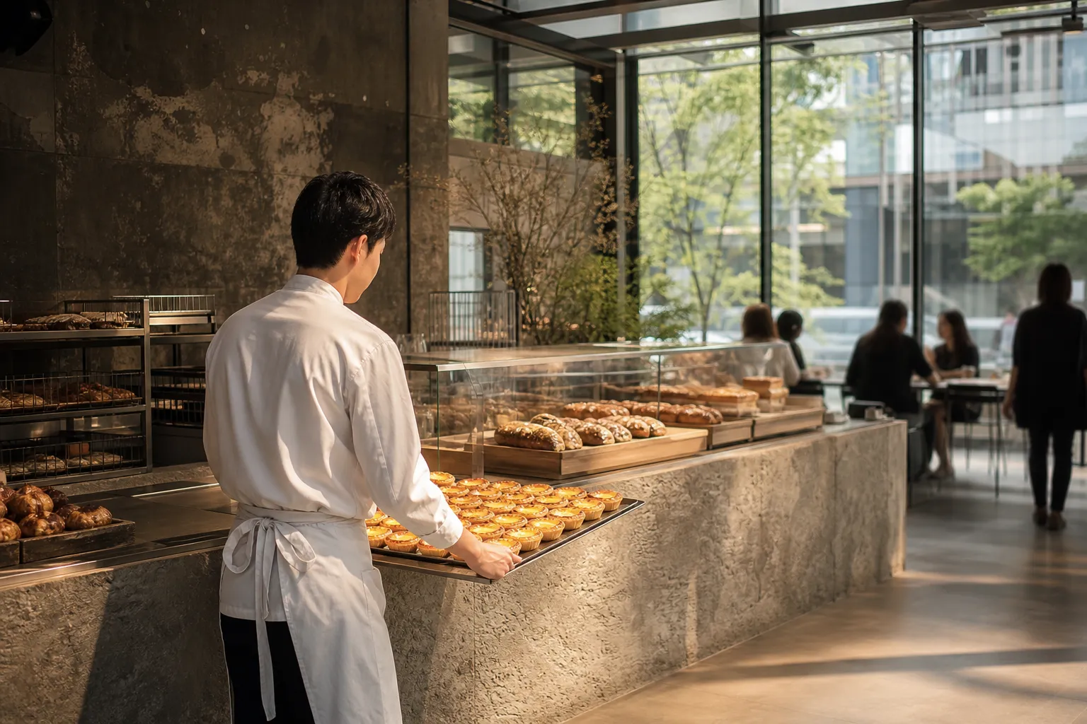 PICK BAKE Seongsu Opens Near Seoul Forest With Fresh-Baked Egg Tarts 2 PICK BAKE Seongsu opening near Seoul Forest dessert cafe