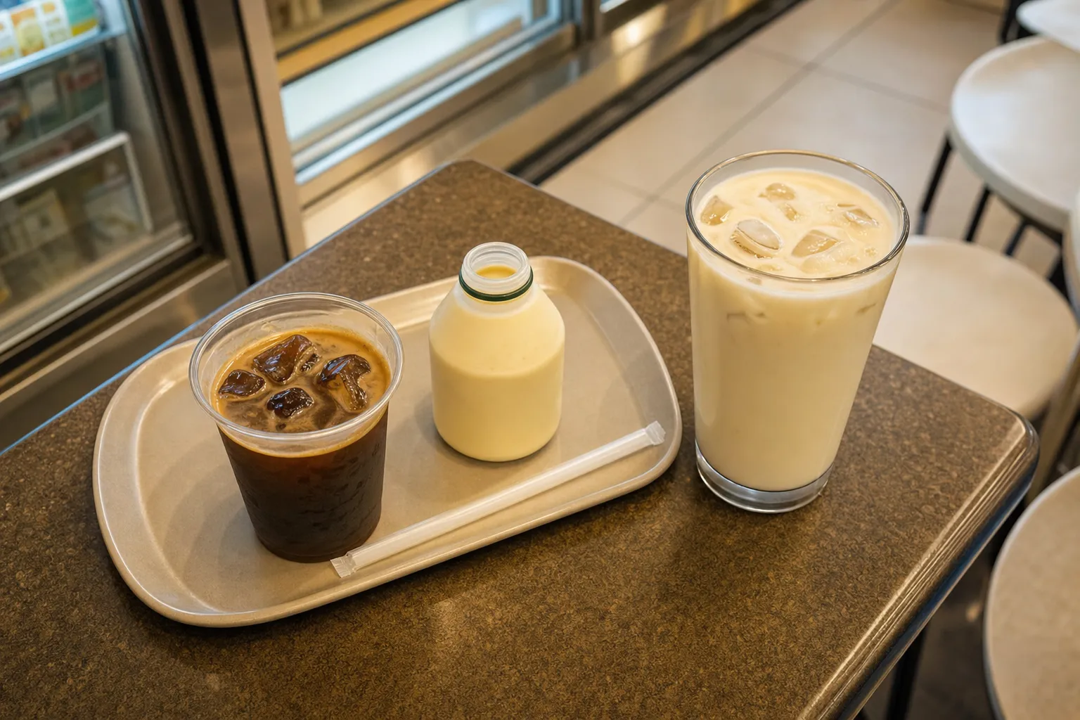 banana milk latte DIY Korea convenience store guide