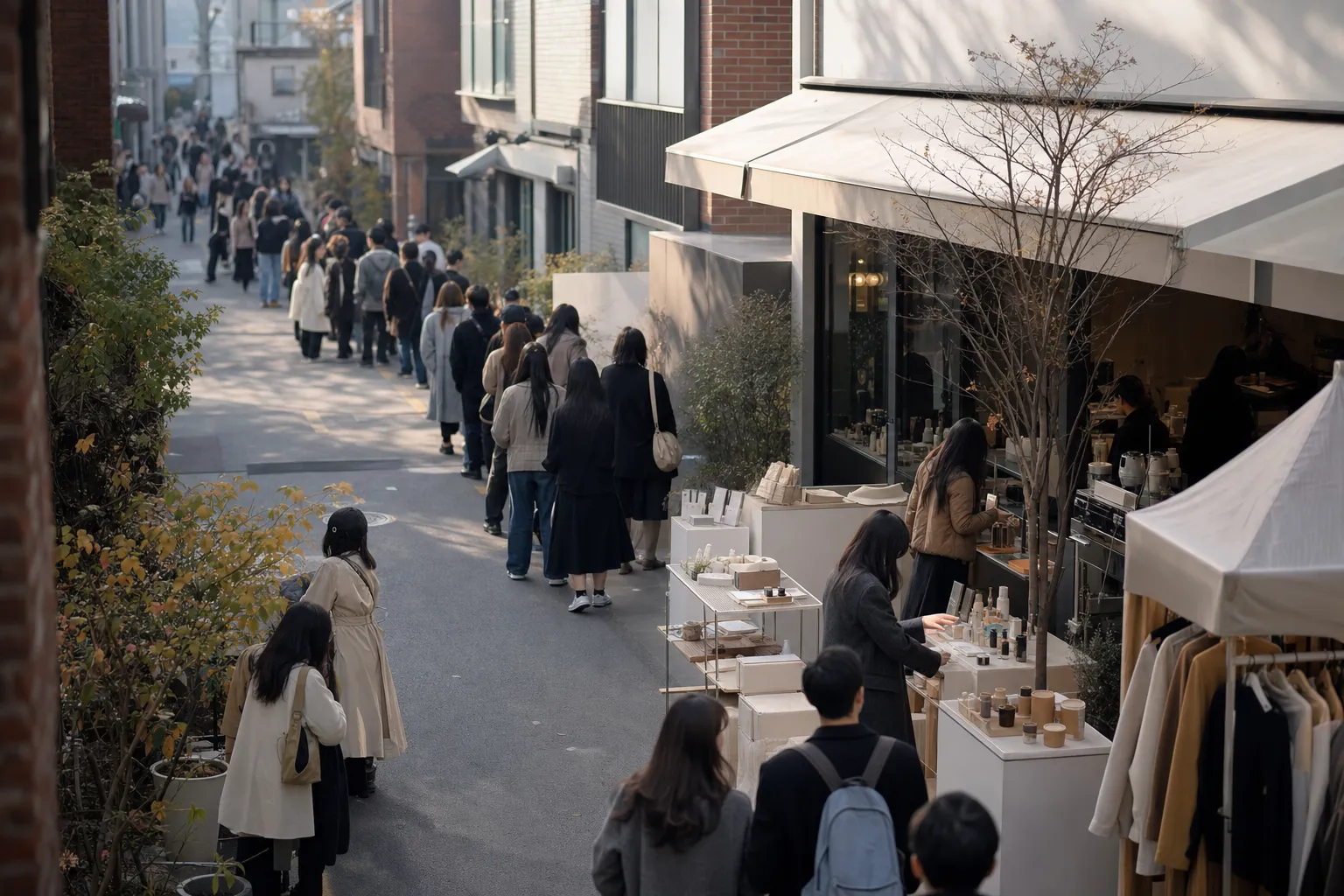 Seongsu-dong Pop-Up Stores: What 2026 Events Show About the Neighborhood’s Retail Scene 3 성수동 팝업스토어 Seoul city retail trend concept
