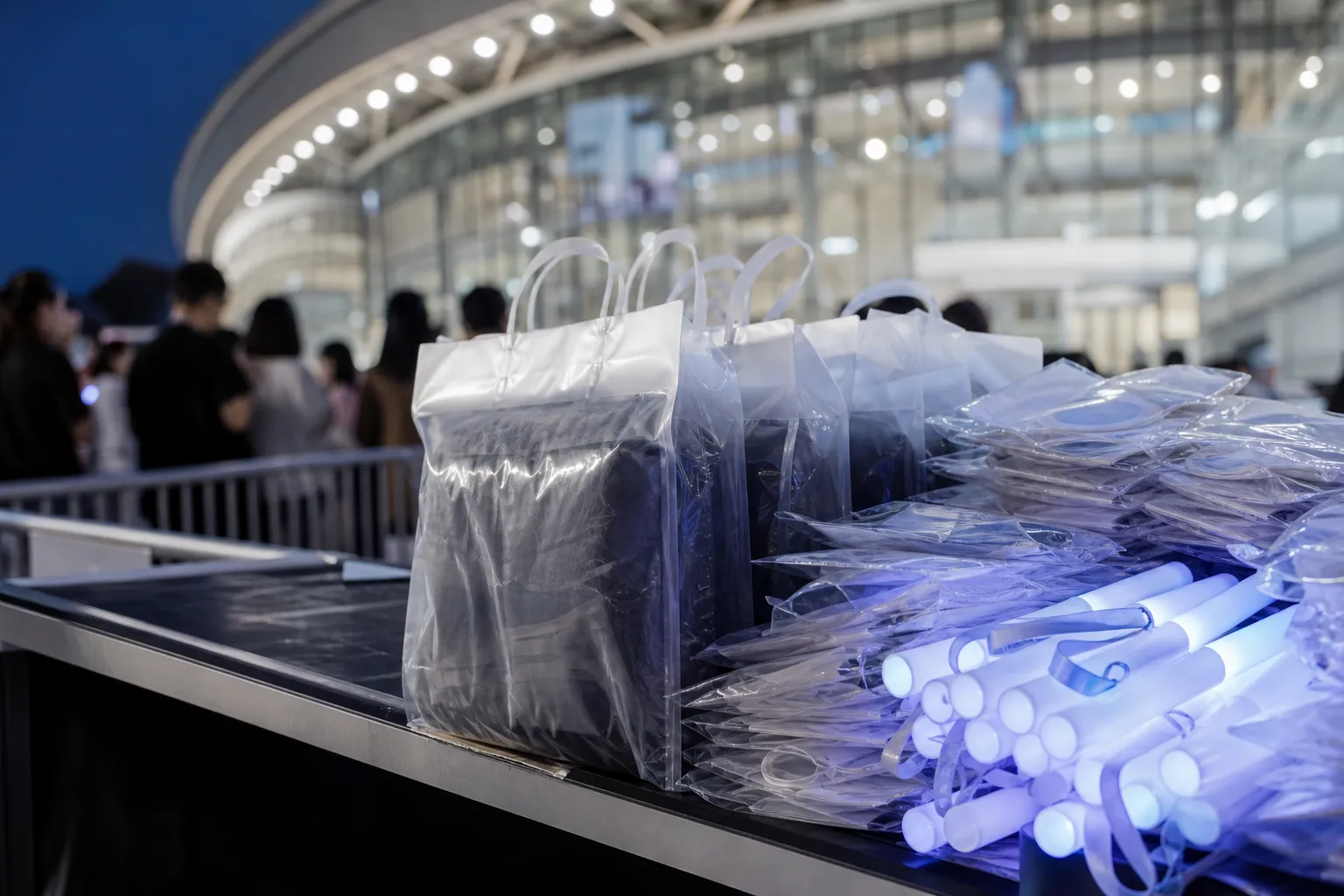 BTS Busan concert 75 minute delay merchandise and fan gift bottlenecks