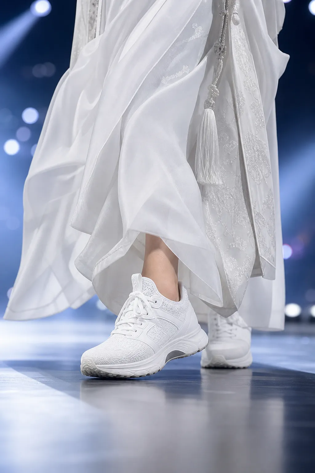 EJAE white sneakers Korean-inspired dress trend