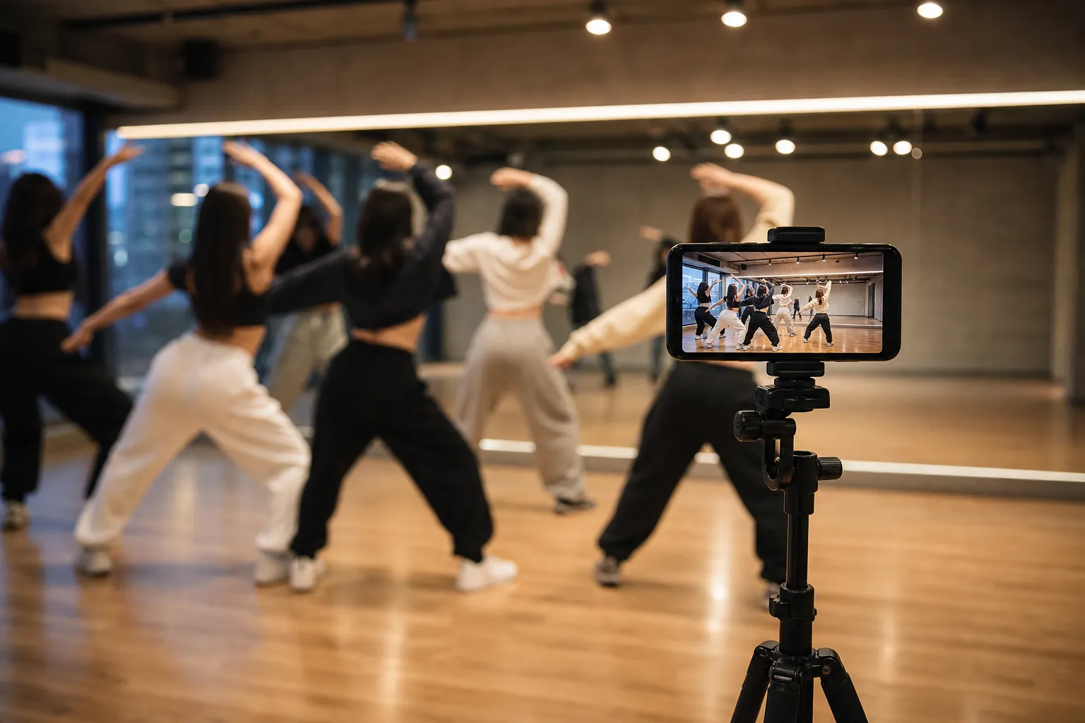 Hongdae K-pop Dance Classes: What to Know Before Booking a One-Day Lesson 3 Hongdae K-pop Dance Classes filming option Seoul music scene
