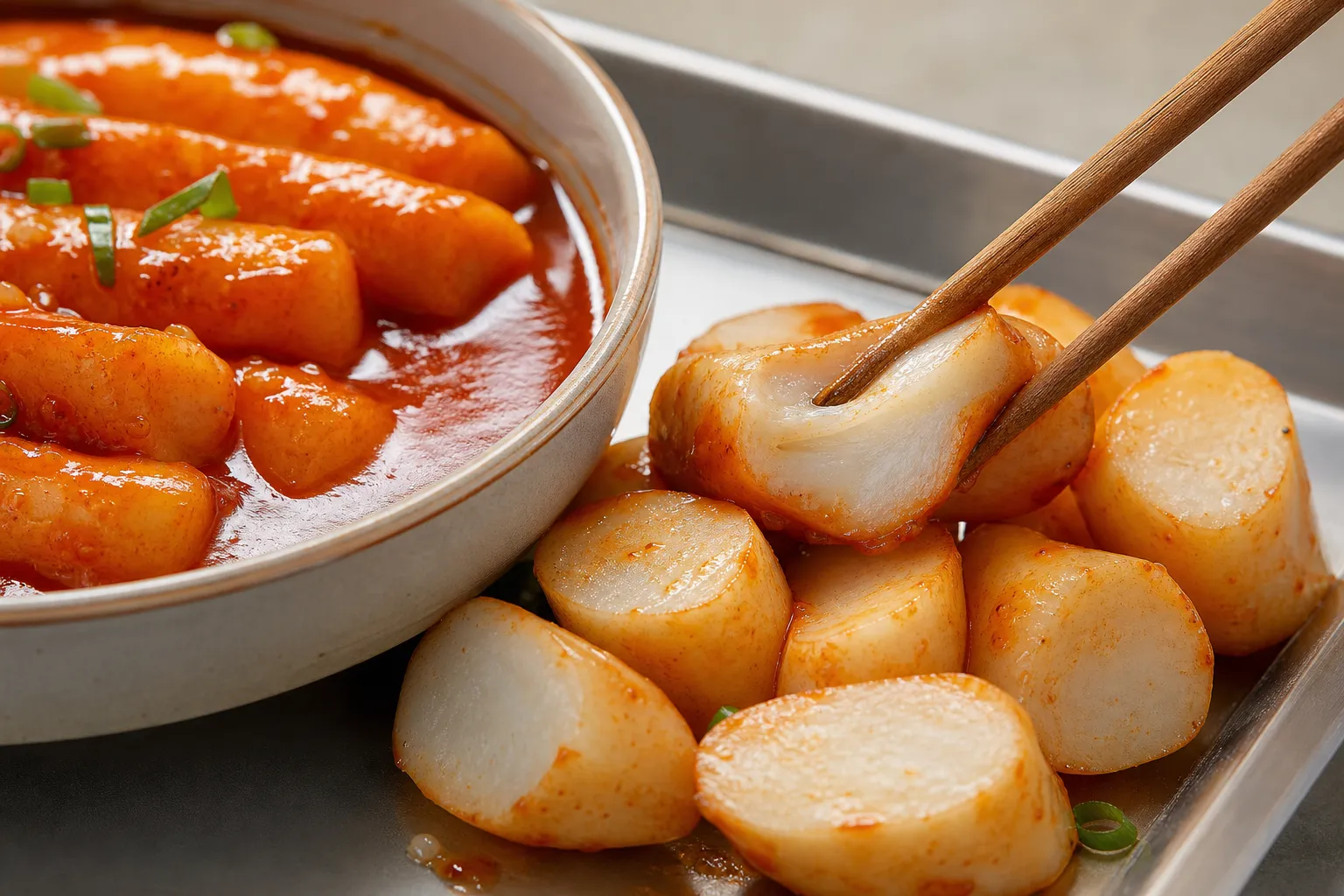 외국인 떡볶이 식감 Seoul K-street food guide