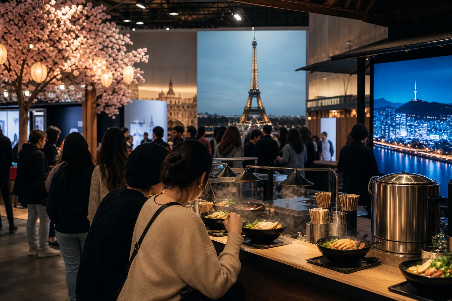 Paris K-Expo Hangang Ramen Experience K-EXPO FRANCE 2026 venue concept