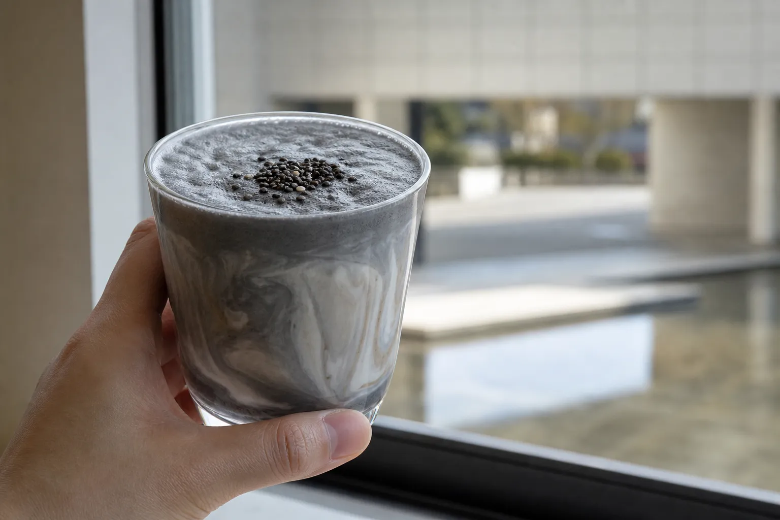 Gukjungbak Signature Latte National Museum of Korea cafe Seoul