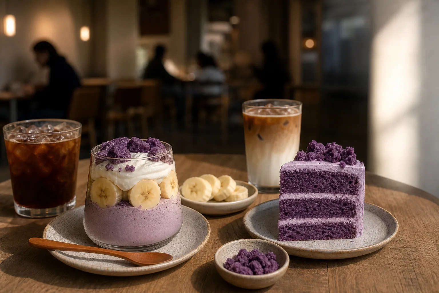 Name Is Mavin Mangwon first branch ube banana cake pudding concept