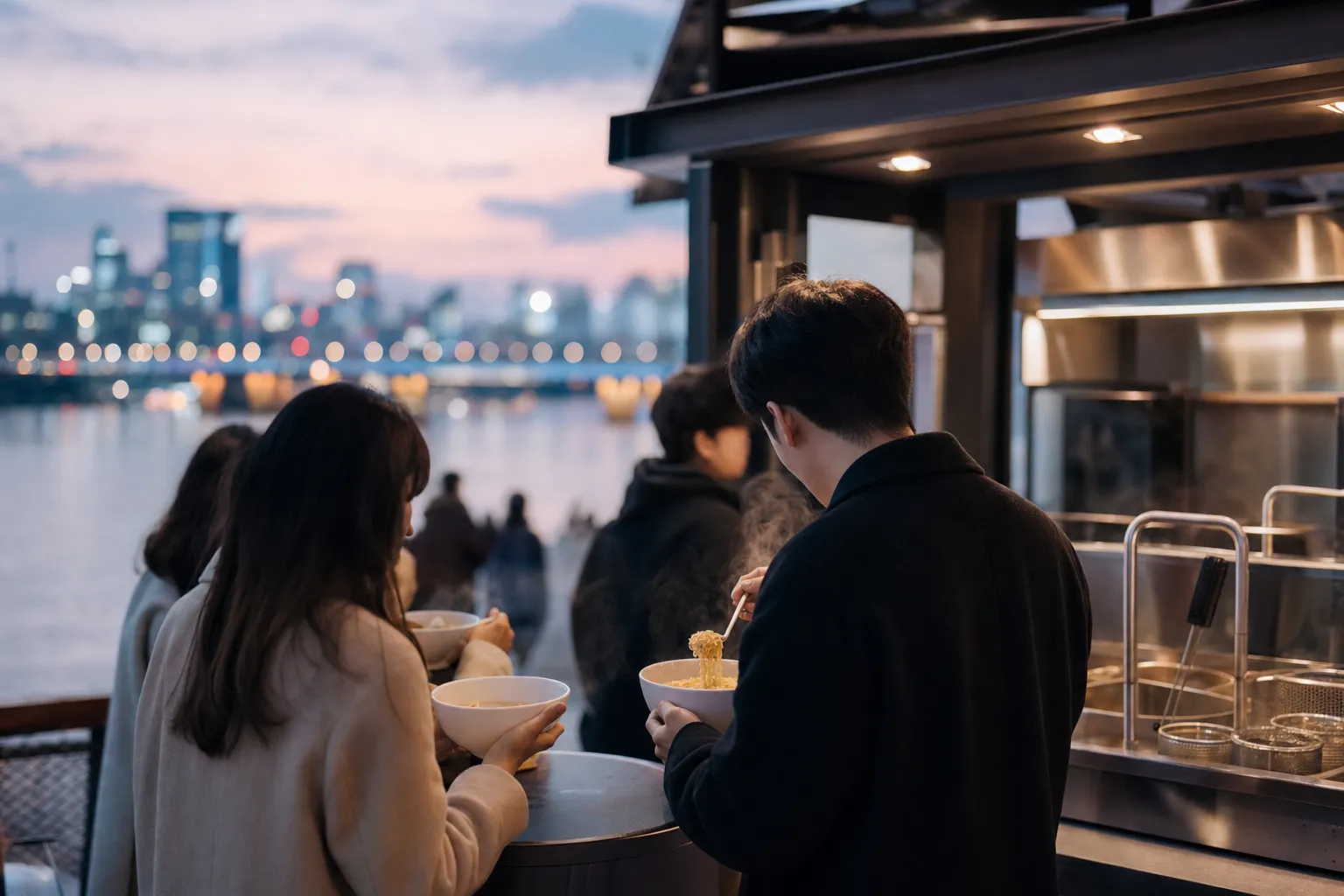 Han River ramen maker themed stops Seoul brand zone experience
