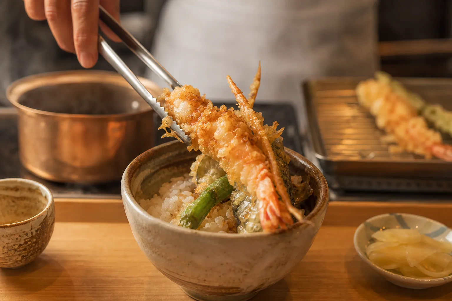 신사동 온기정 텐동 Seoul Garosu-gil tempura bowl