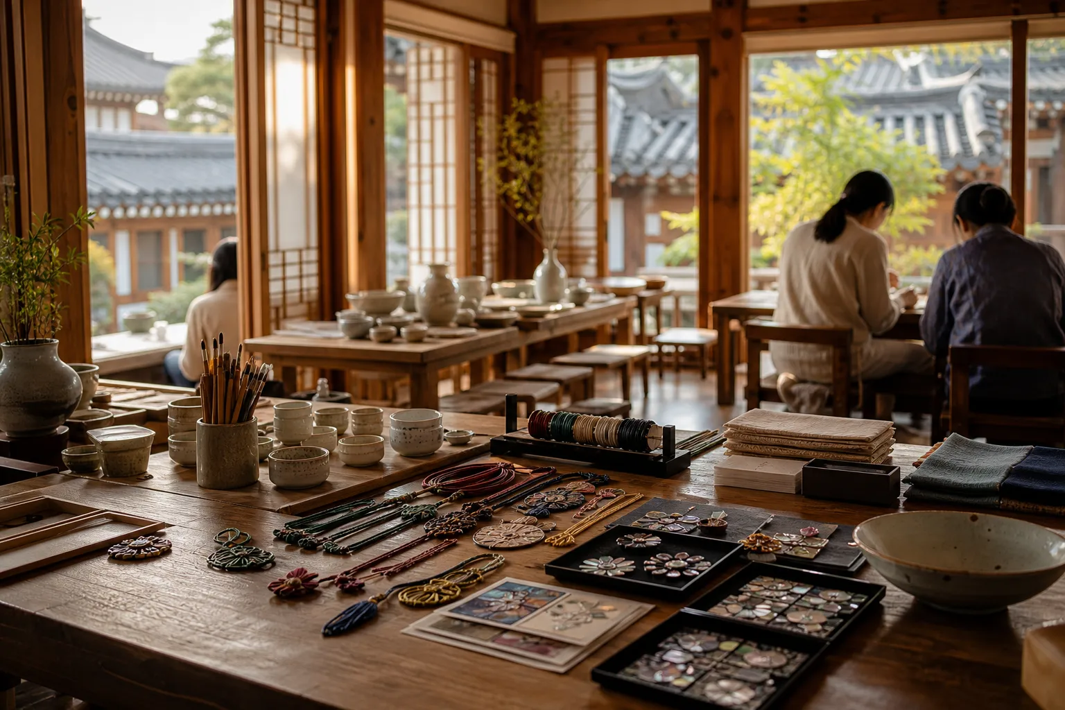 Bukchon Traditional Crafts Center Seoul hanok craft experience guide
