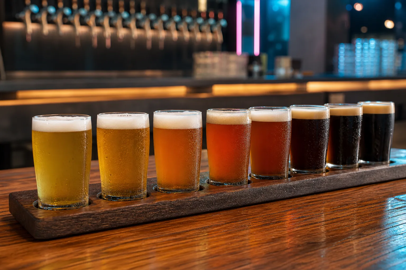 Amazing Brewing Company 8-beer flight history Seongsu taproom samplers concept