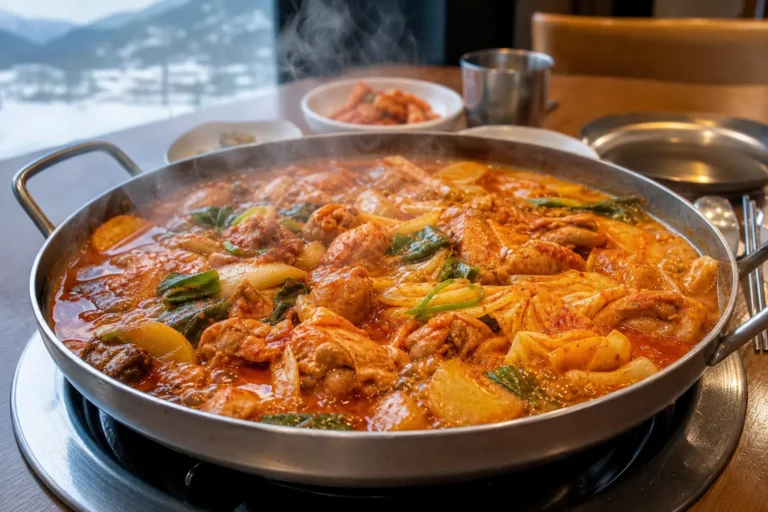 Taebaek mul-dakgalbi K-Chicken Belt food trip guide