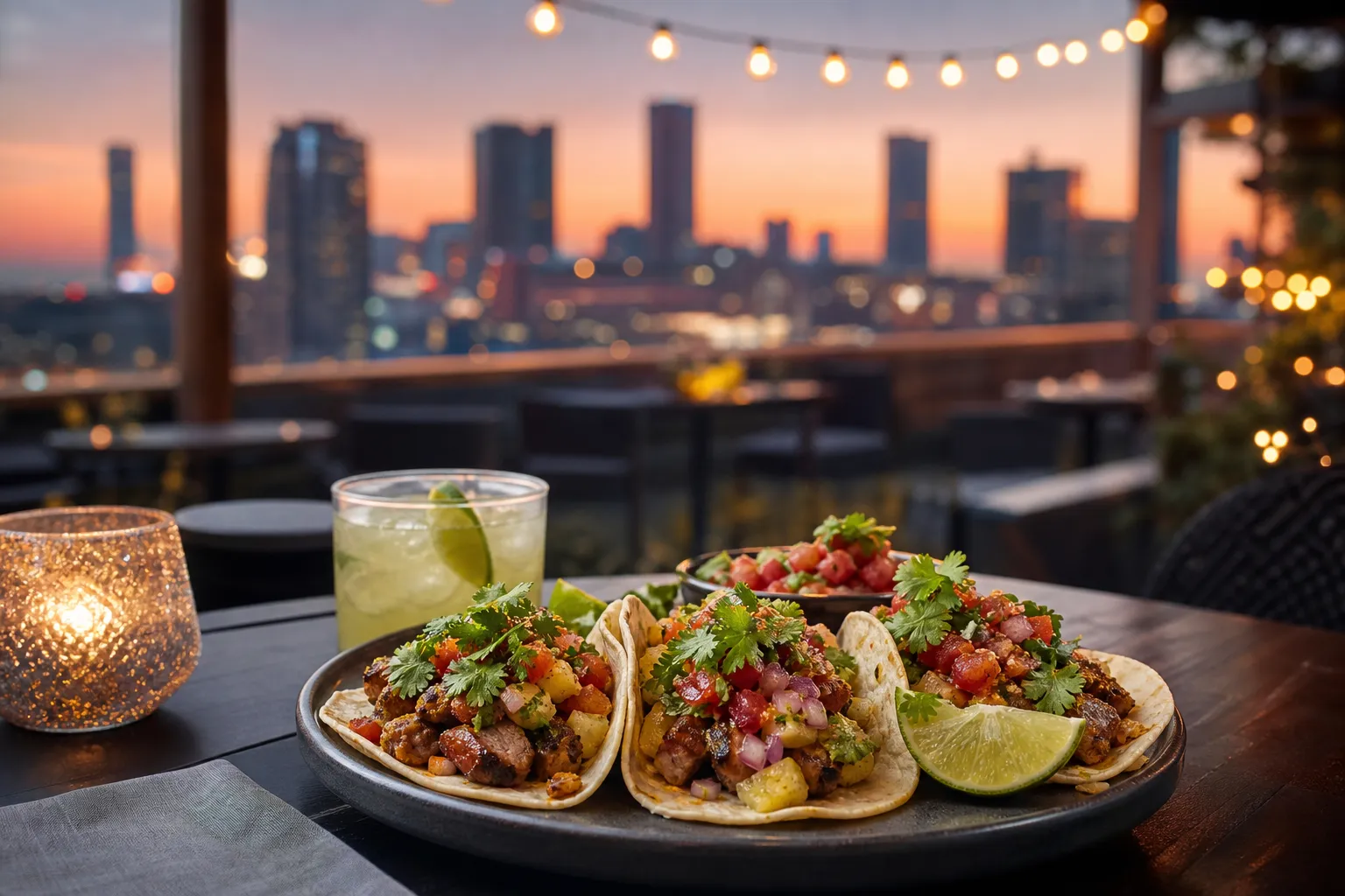 Itaewon rooftop tacos Sombrero Seoul Mexican fusion guide