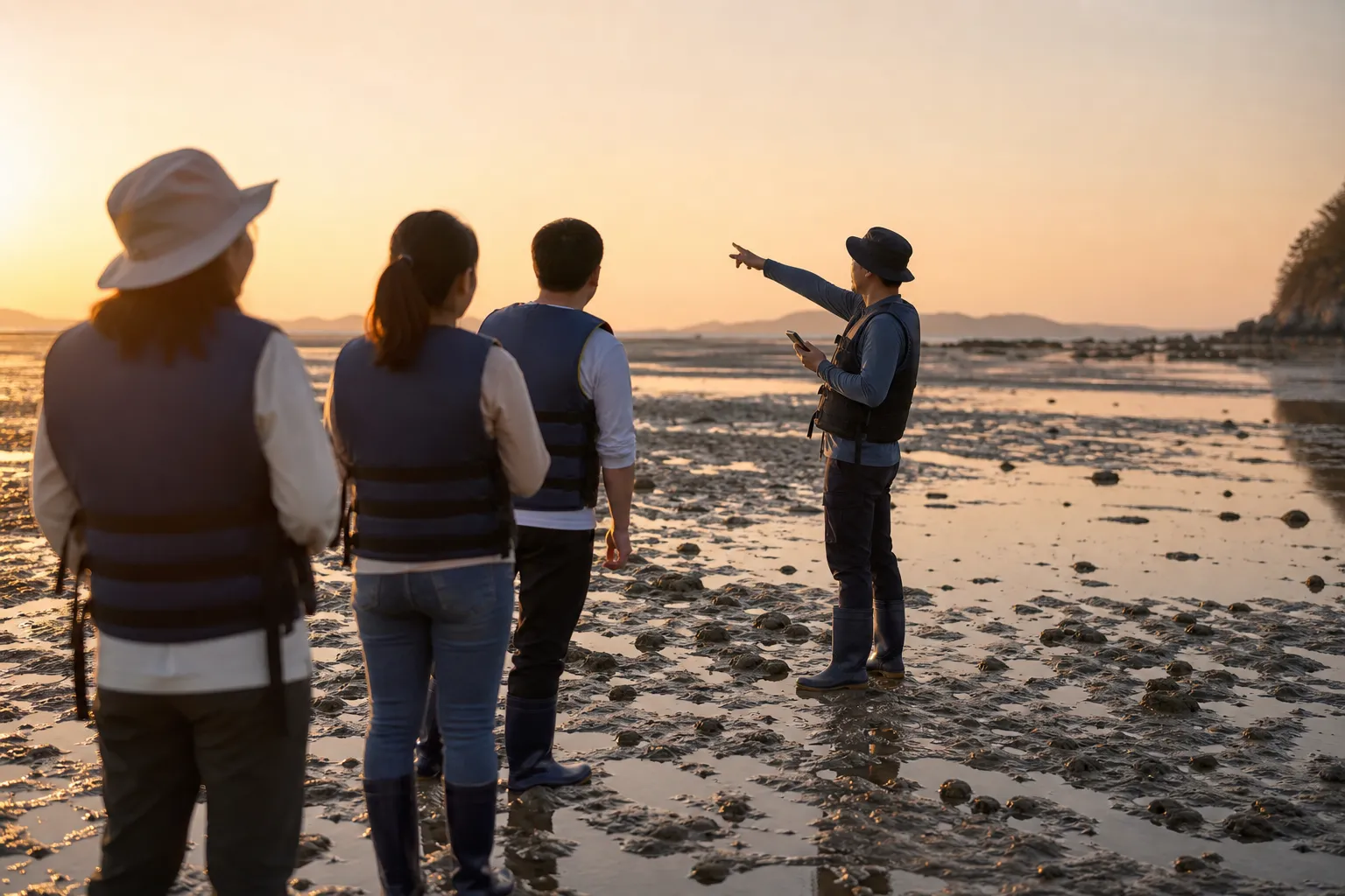 Gyehwa-ri Mudflat Experience Safety Buan mudflat travel tide checks