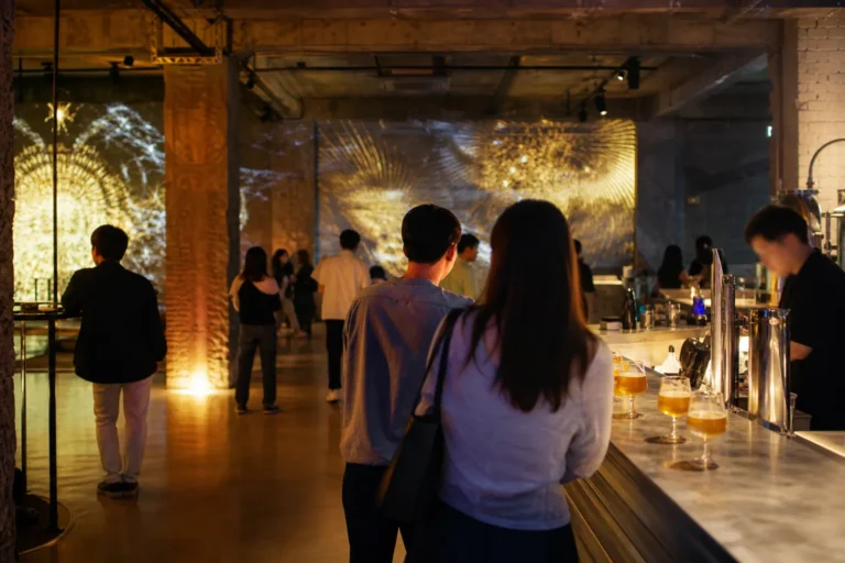 Seongsu Beer Pop-Ups Cass World Forest Brewery brand experience concept