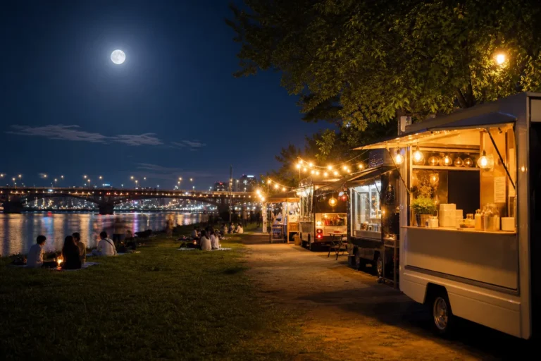 Banpo Hangang Moonlight Night Market Guide Seoul night market concept