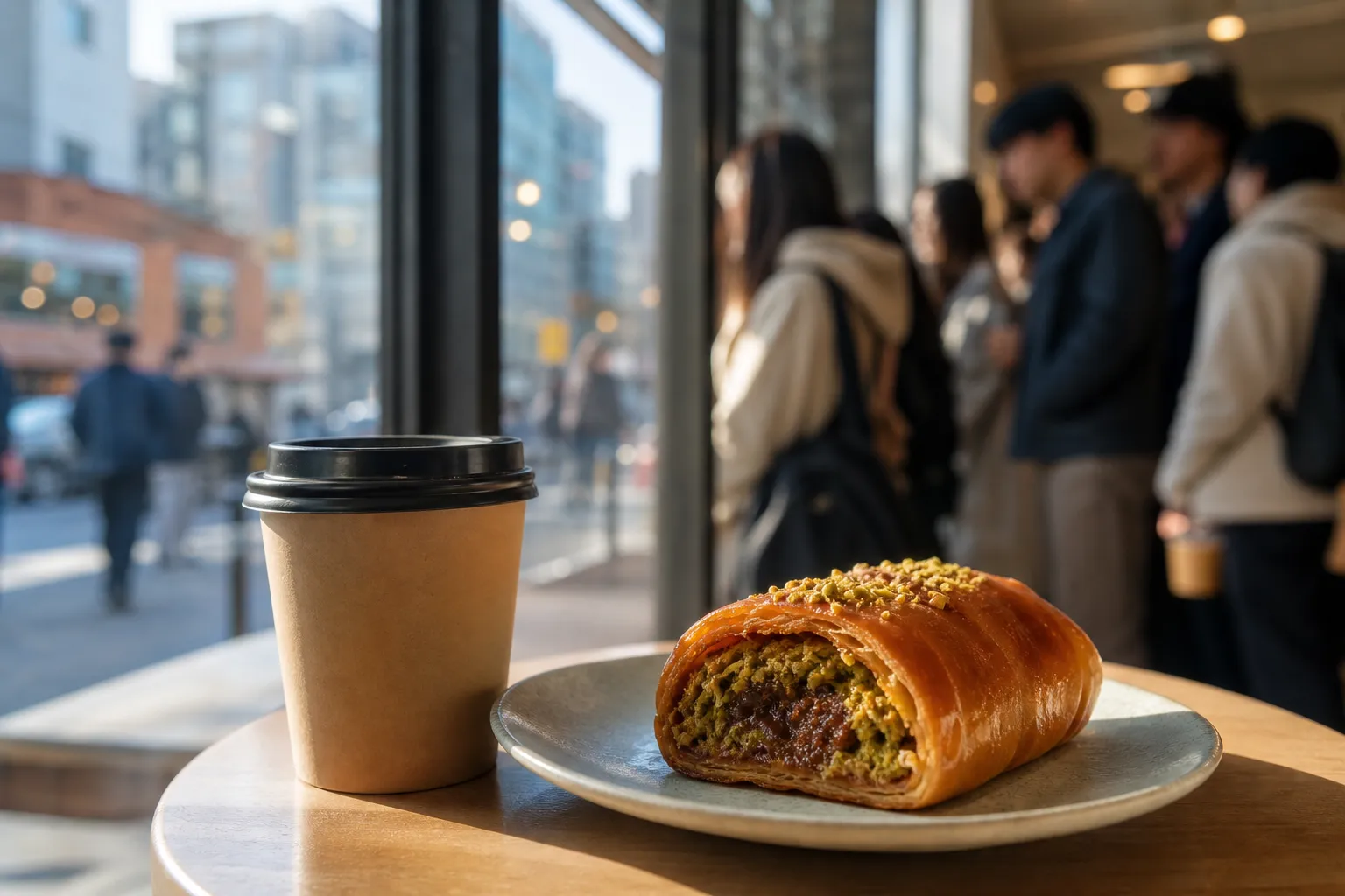 Seongsu Station Starbucks Dujjonku Dubai Chewy Roll rush