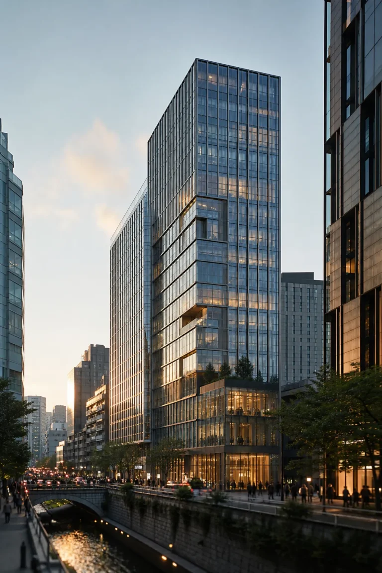 Euljiro 3-ga Rene Square Jungsubcheong headquarters Seoul office tower concept