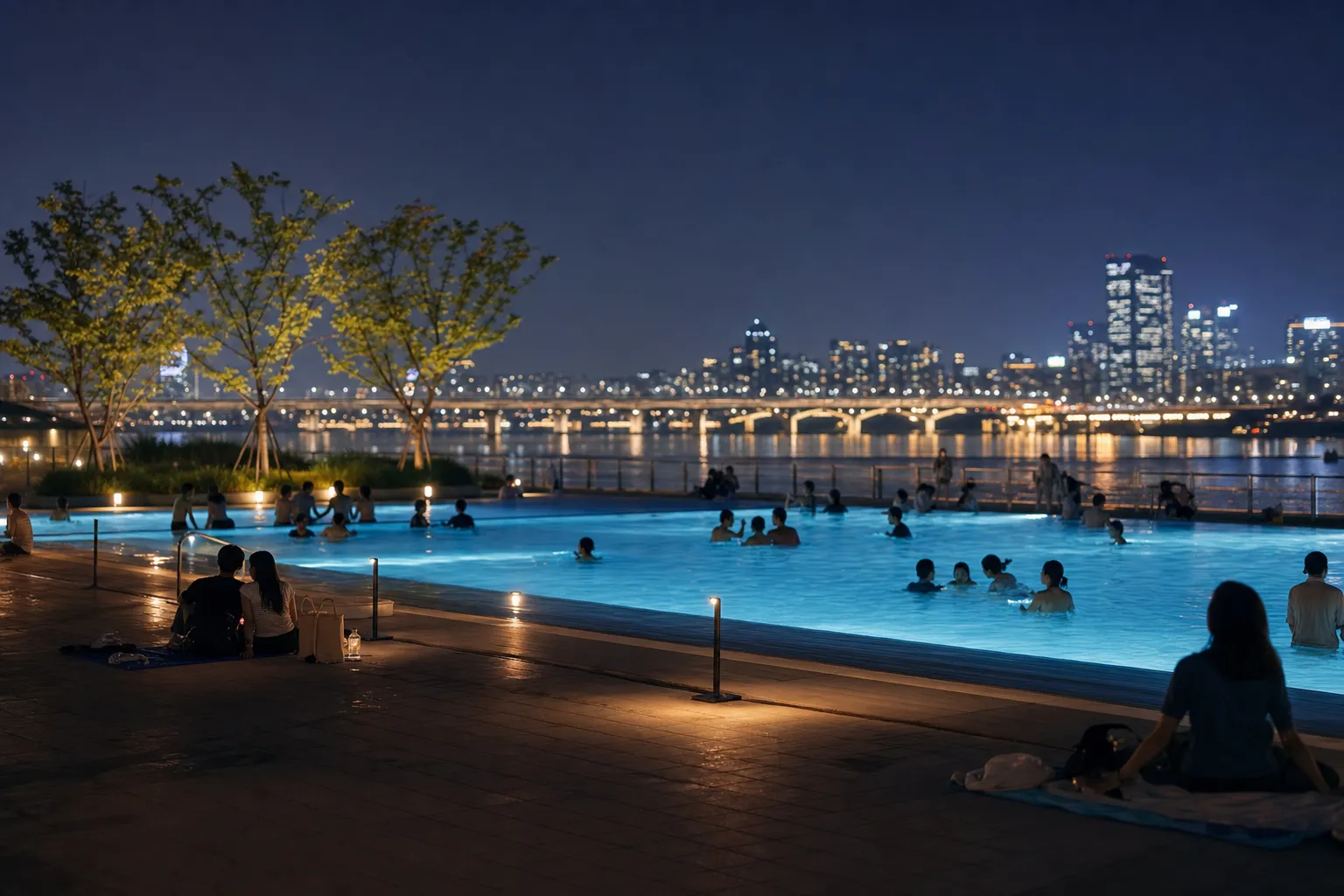 Han River Night Pools 2026 Seoul night swimming guide