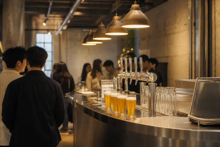 Seongsu craft beer popups tasting stage concept