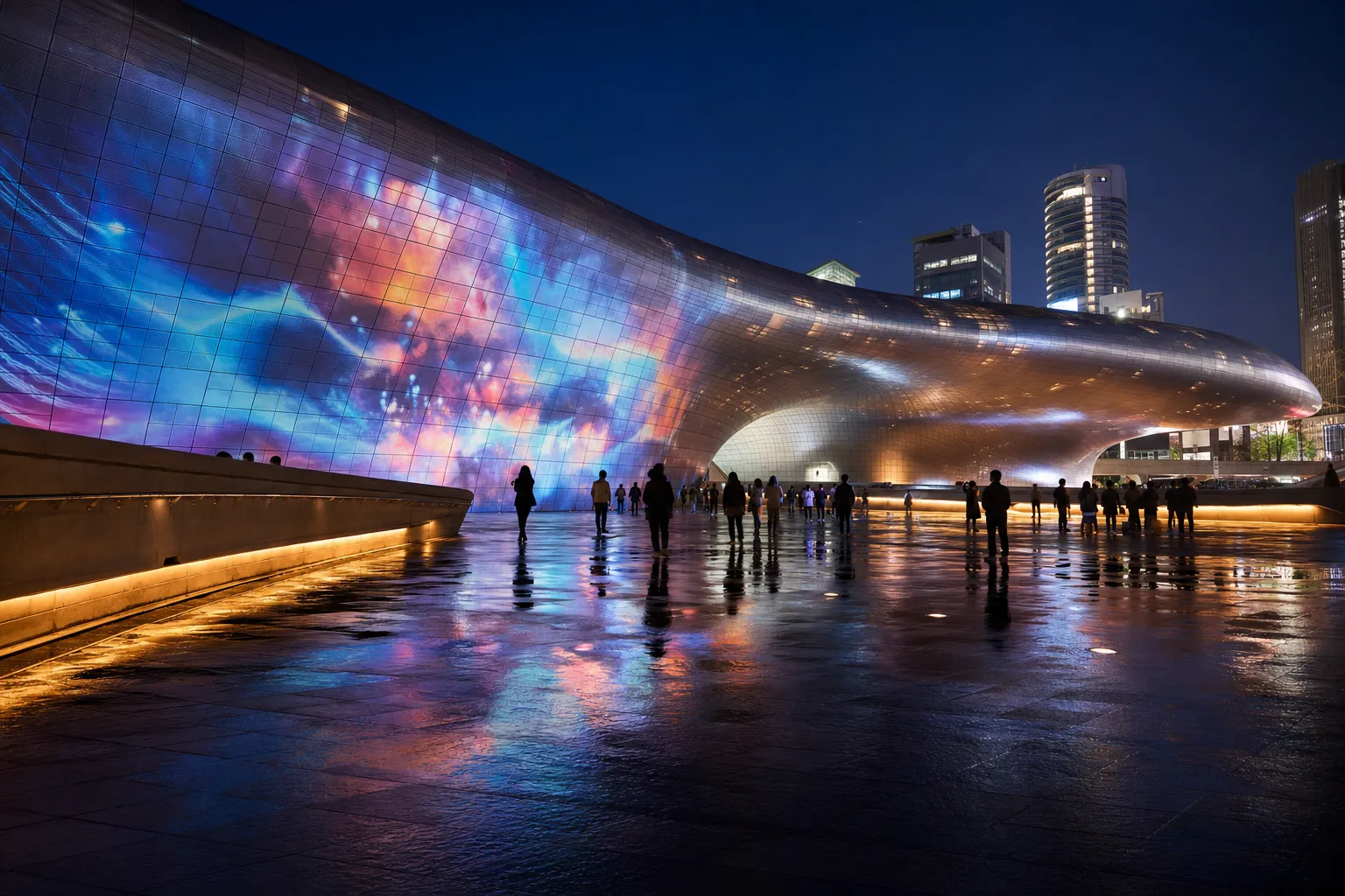 Seoul Night Tourism Guide DDP night media art 2025 stage concept