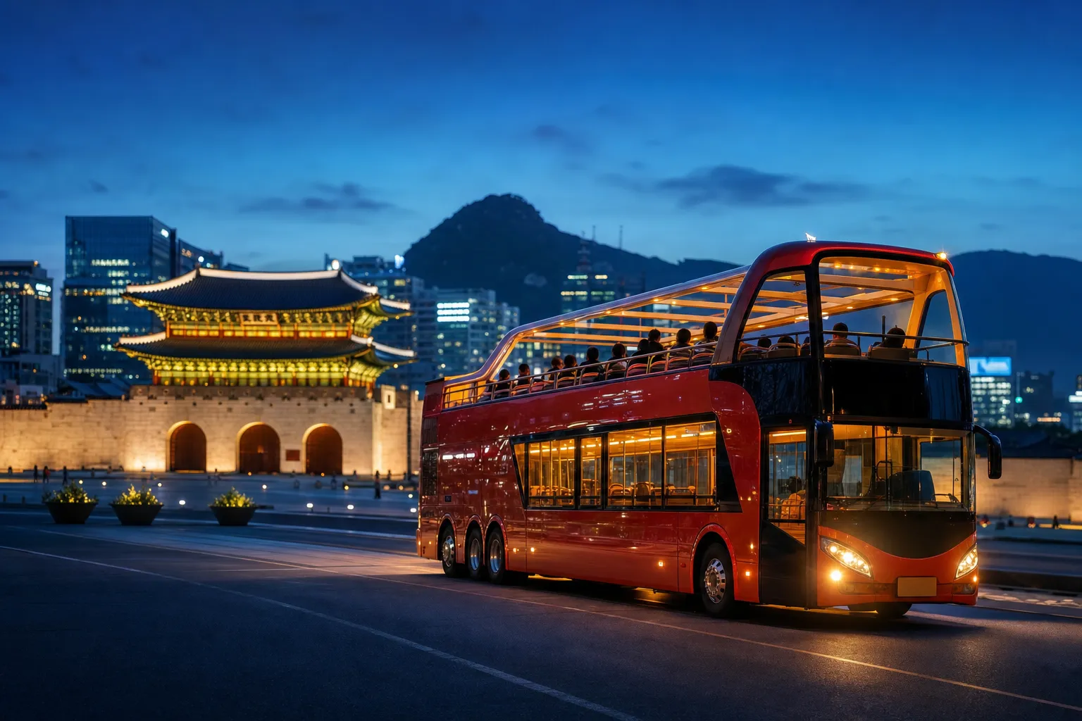 Seoul Night City Tour Bus 7:30 PM summer schedule guide
