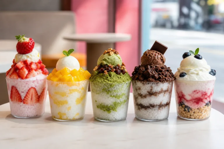 Yoajung Hongdae cup bingsu five small-format flavors