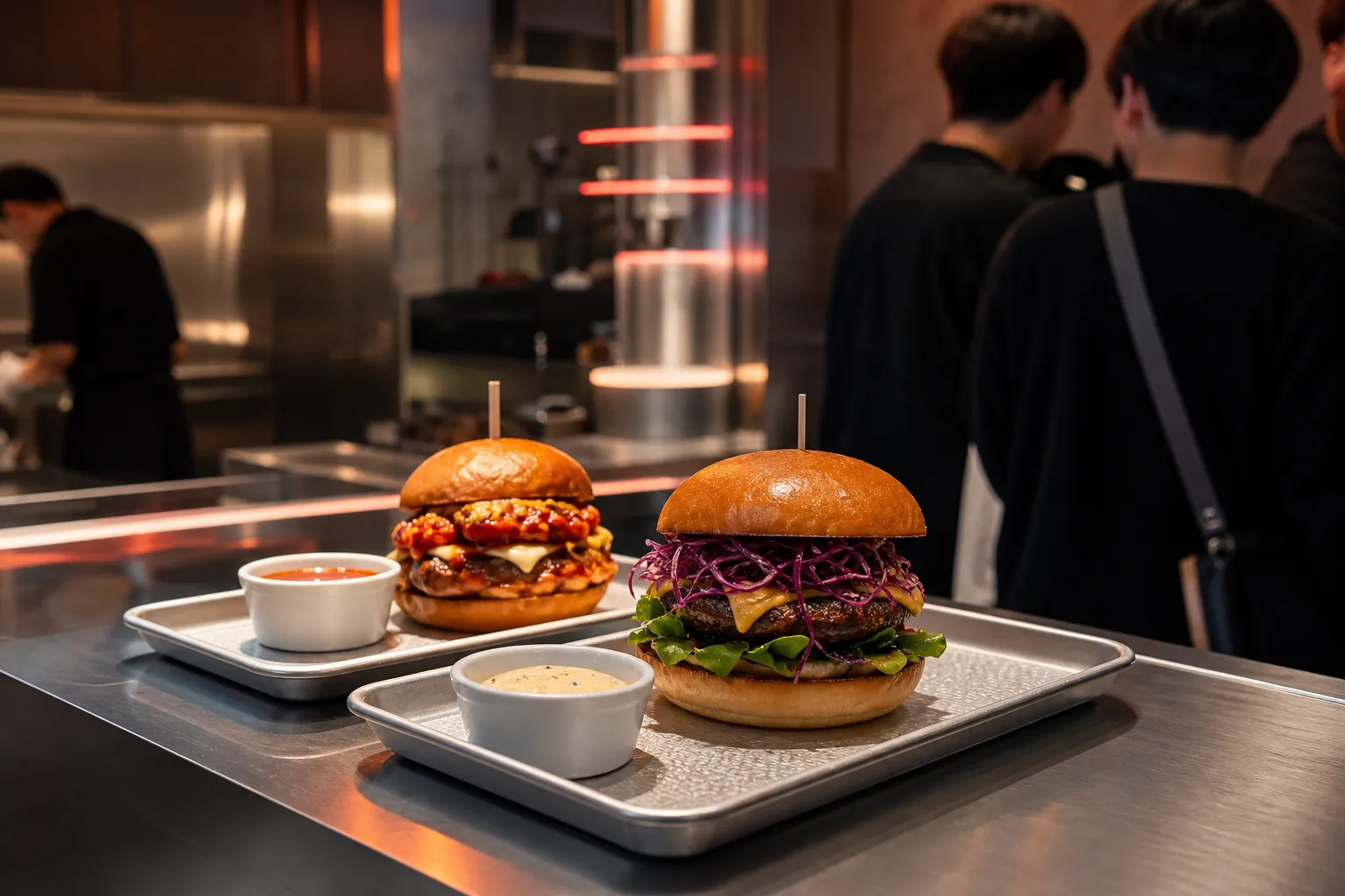 Seongsu Burger Popup No Brand Burger TABASCO Seoul burger trend concept