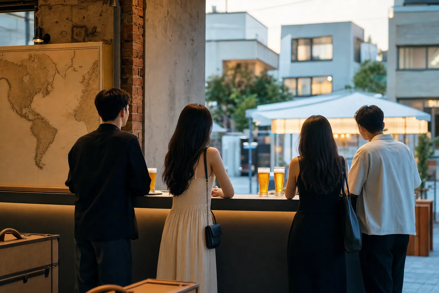 Seongsu’s July Popup Beer Scene Asahi Travel Bar summer drinks trend