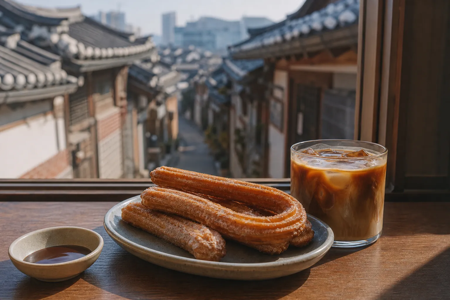OTC Ikseon Churros Ikseon-dong dessert cafe in Seoul