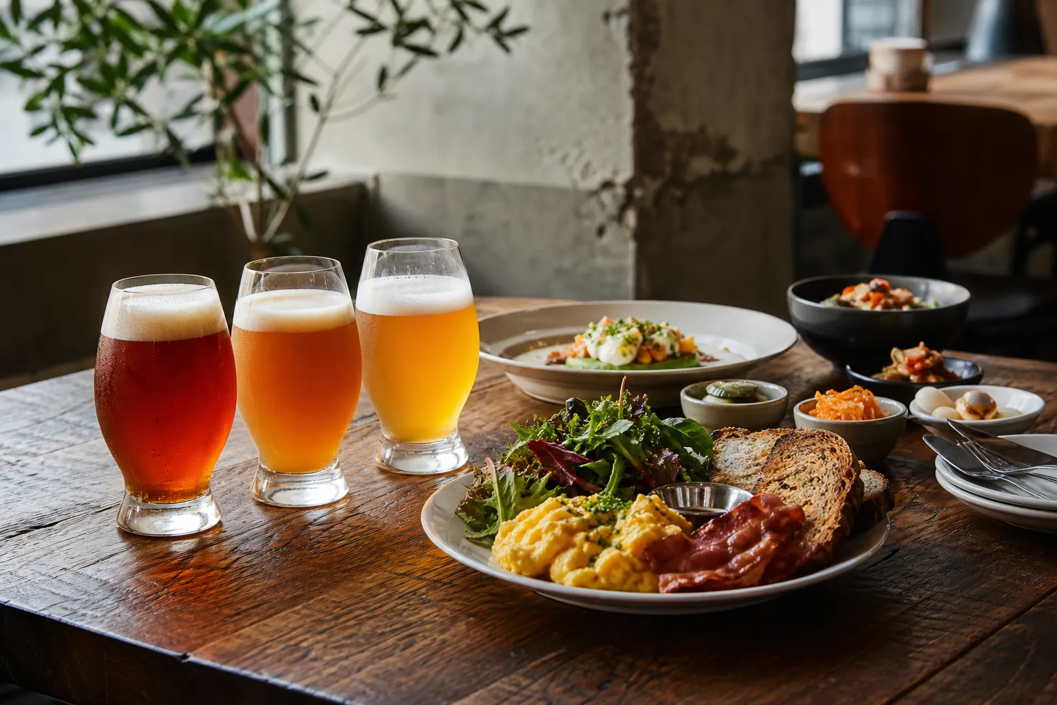 Seongsu Beer Pairing brunch sets in Seoul craft beer culture