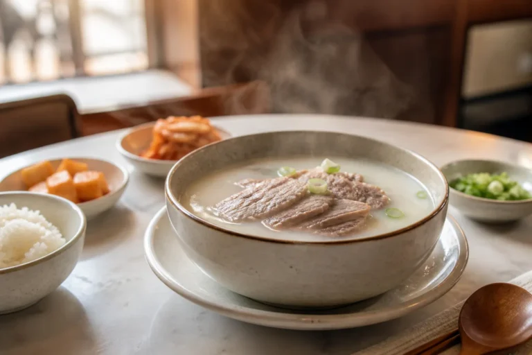 Ucheongok low-sodium seolleongtang near Nambu Terminal Chobok comfort bowl