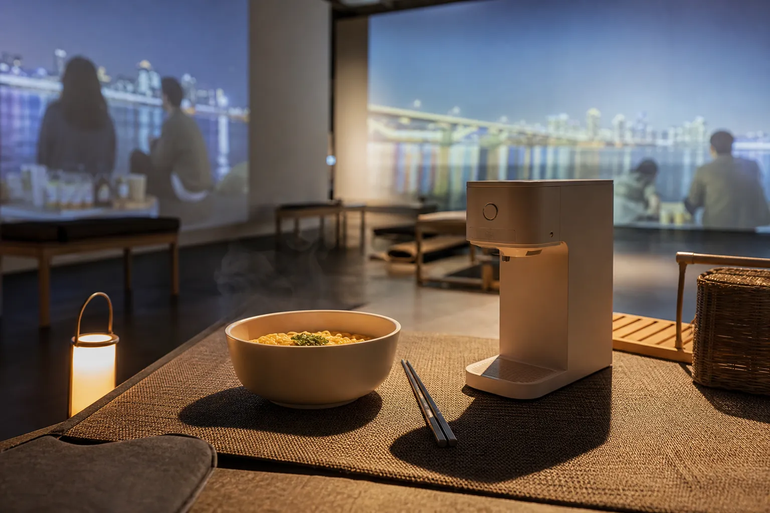 Warsaw Hangang Ramen Guide at Urok Seulu exhibition concept