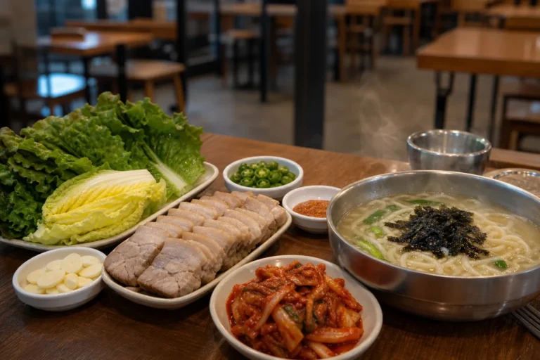 Jeon Hyun-moo Plan 3 Family Son Kalguksu Bossam Seongsu bossam set meal