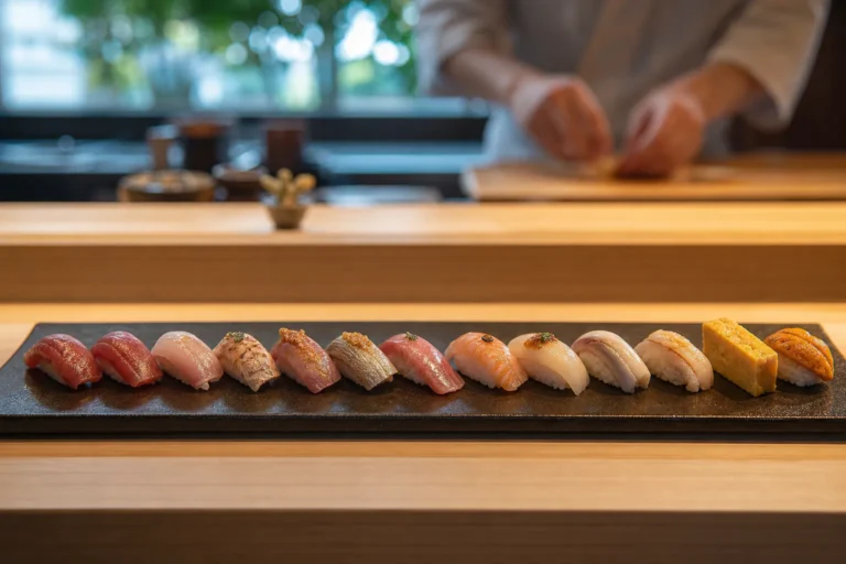 Seongsu Sushi Itchi lunch omakase 12 piece sushi course