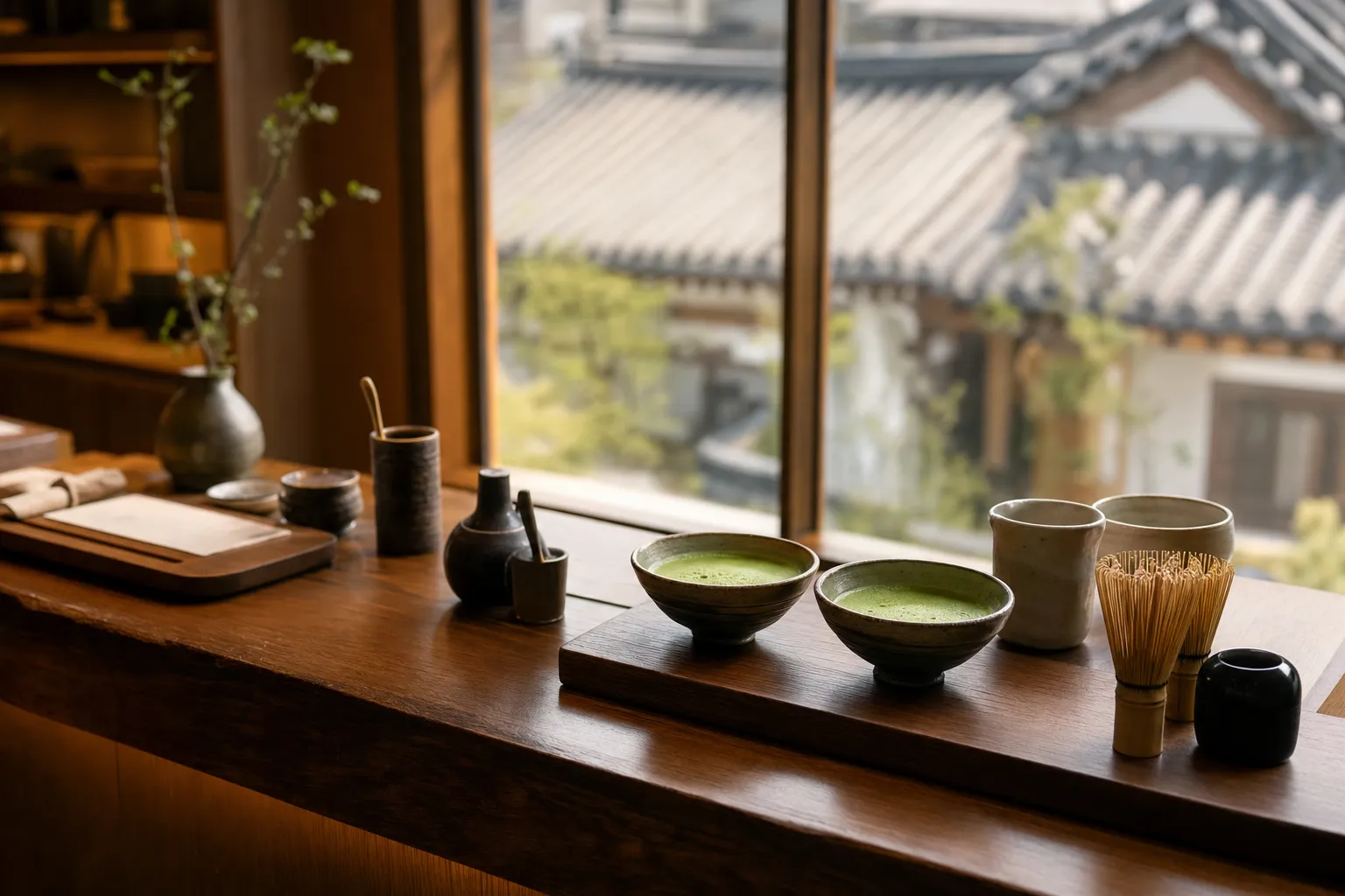 Magpie&Tiger Bukchon Tea Store matcha cafe guide
