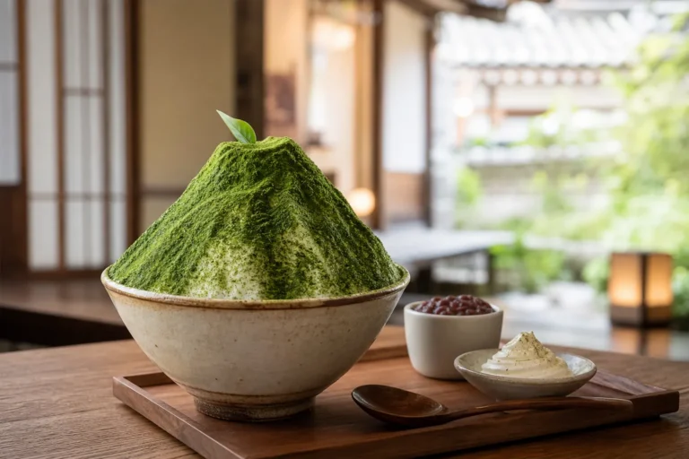 OSULLOC Bukchon Hallasan Matcha Bingsu seasonal dessert guide