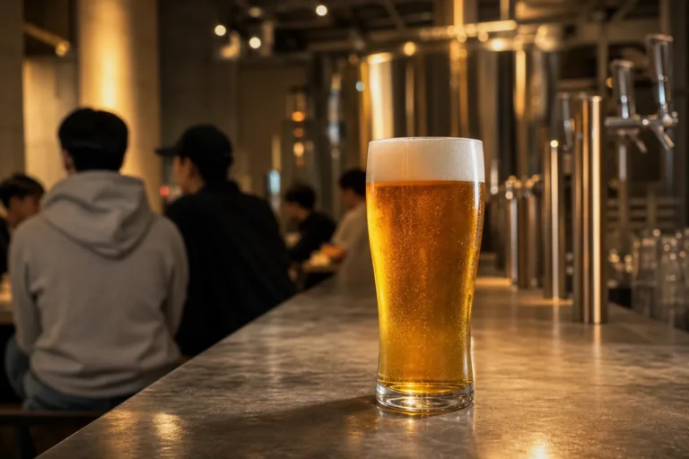 Seongsu-dong Brooklyn Pilsner Seoul launch moment concept