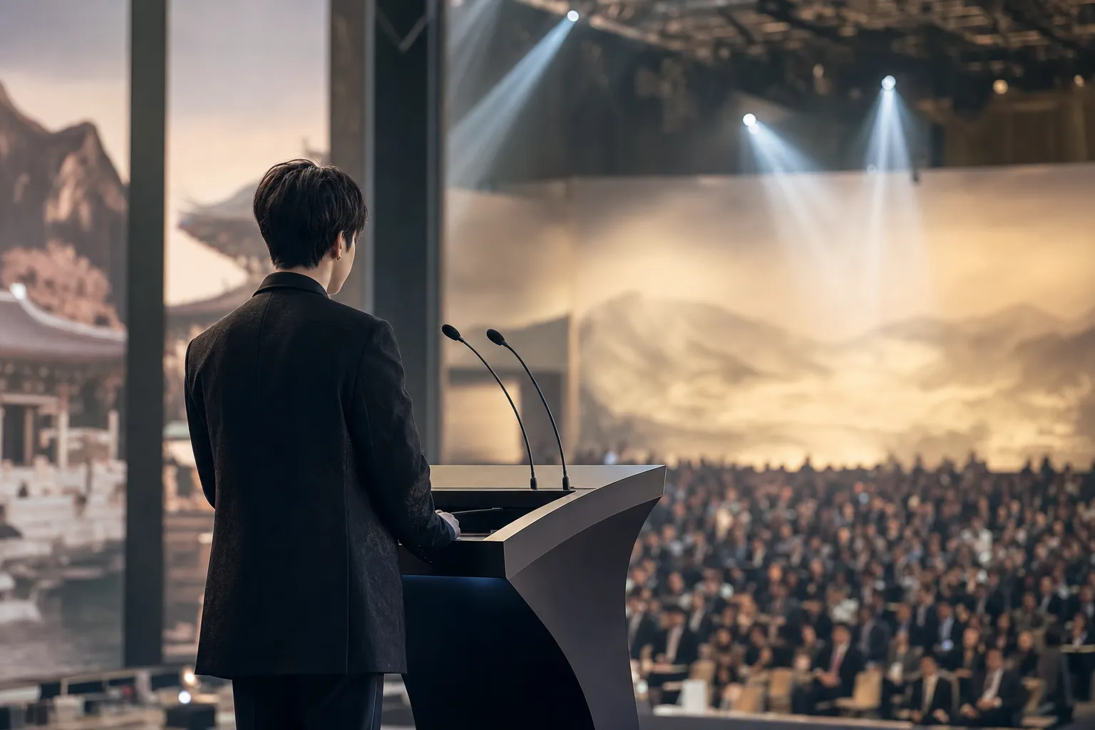 G-Dragon to Address UNESCO World Heritage Committee Opening Ceremony in Busan stage concept