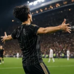 Son Heung-min LA Derby first goal LAFC beat LA Galaxy 3-0 concept