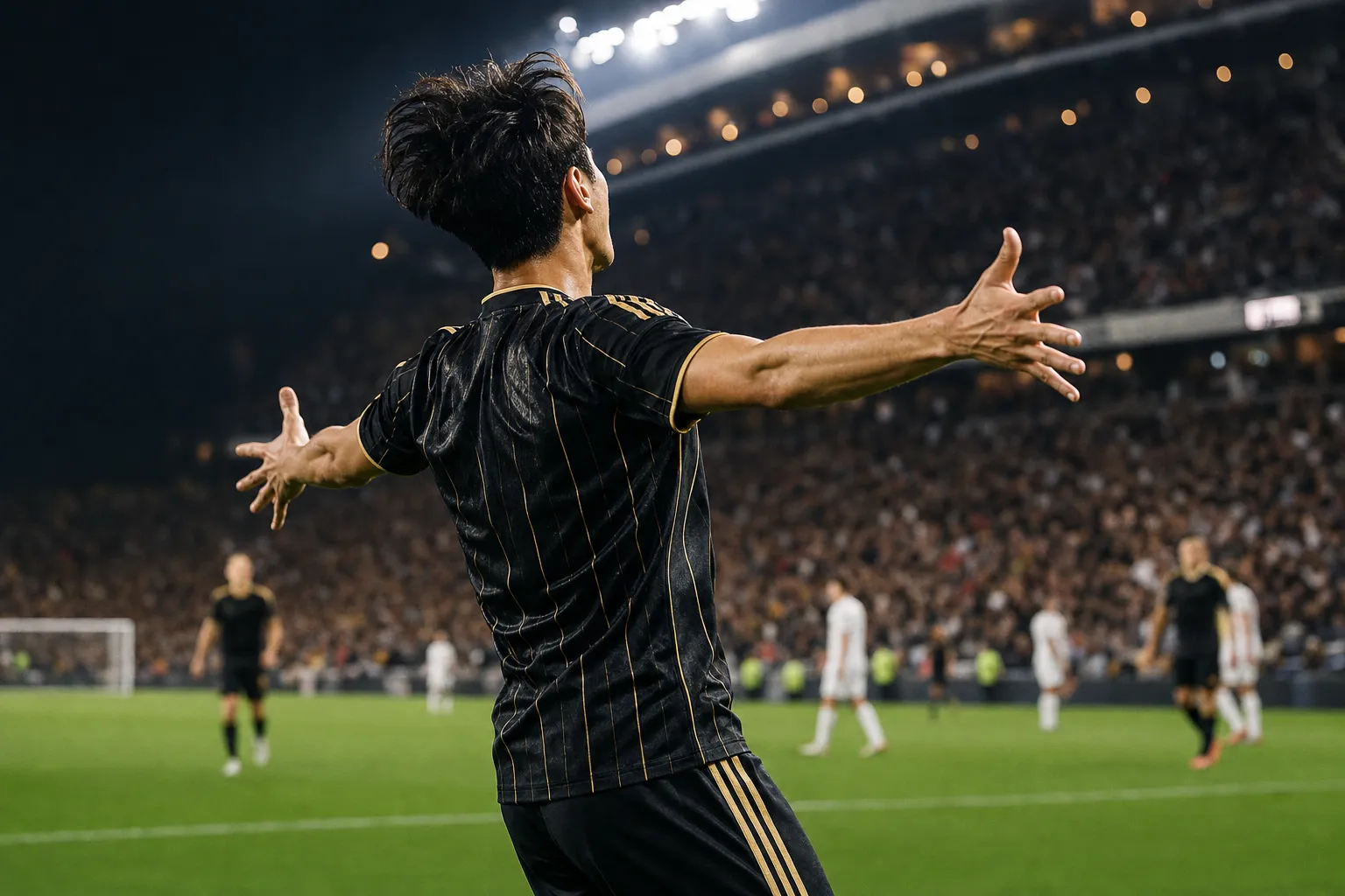 Son Heung-min LA Derby first goal LAFC beat LA Galaxy 3-0 concept
