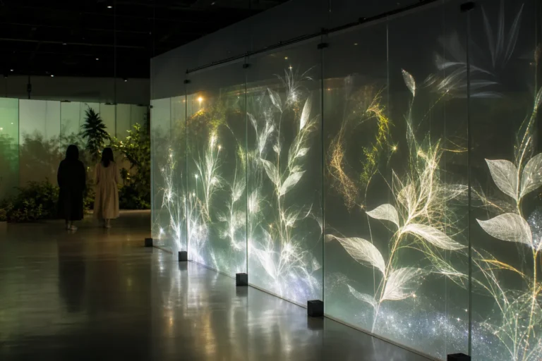 Seoul Botanic Park AI Exhibition Guide generative art at Magok Cultural Center concept