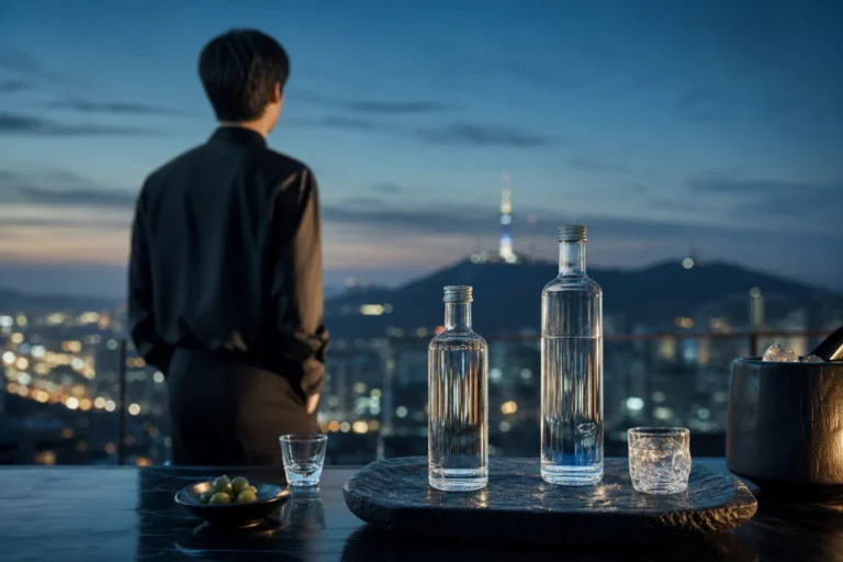 BTS V Named Jinro Global Ambassador as HiteJinro Expands Worldwide Soju Strategy stage concept