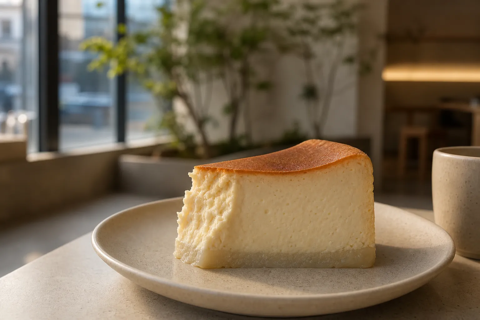 Western Chapter Mochi Cheesecake Seongsu dessert cafe pick