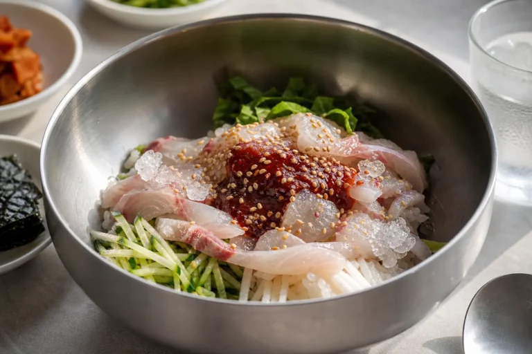 Chungmuro Yeongdeok Hoesikdang Mulhoe Rice Seoul summer bowl