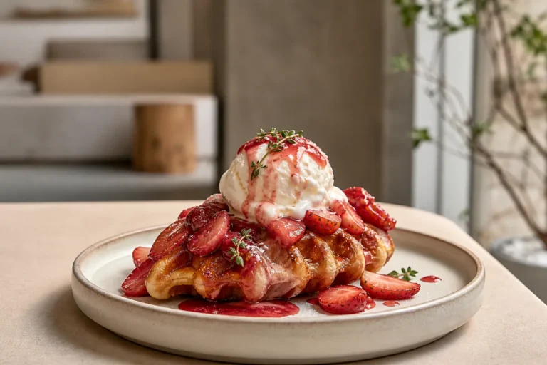 Seongsu ice cream croffle strawberry cafe guide