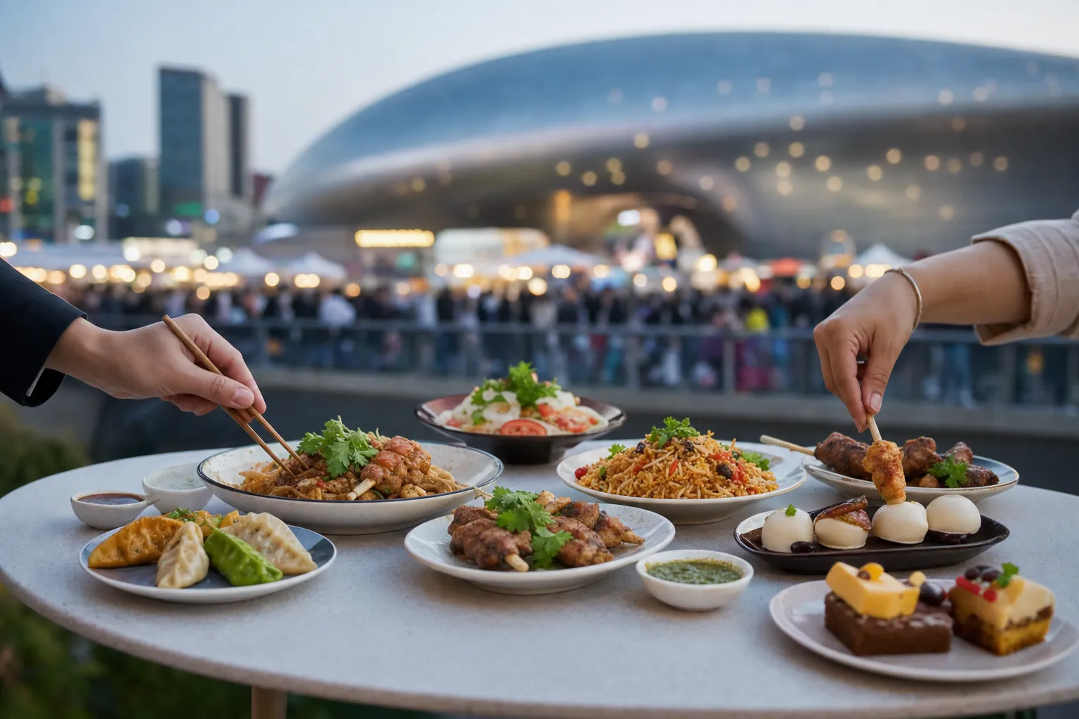 DDP World Food Festival food zones at Seoul Friendship Festival 2026