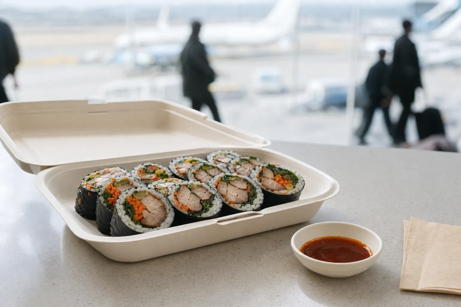 Jeju Airport Black Pork Kimbap: What to Know About Dajeongine Kimbap Near the Airport 2 Dajeongine Kimbap Jeju Airport black pork kimbap menu