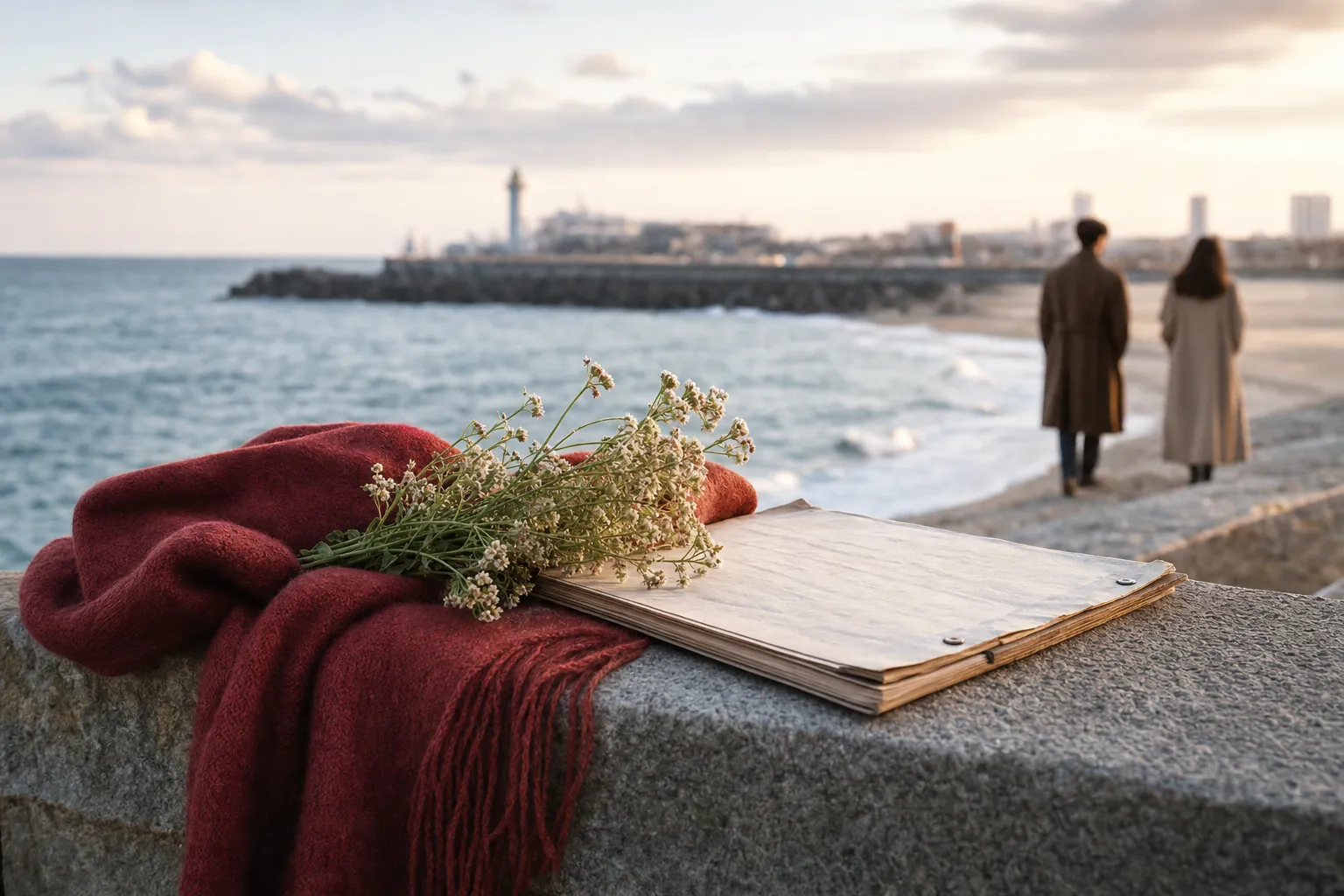 공유 김고은 주문진 Goblin 10th Anniversary Trip scene concept