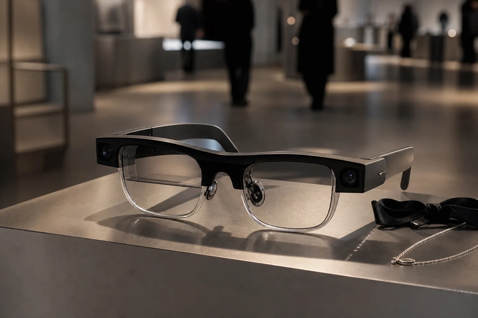 제니 레이밴 메타 성수 pop-up smart glasses display concept