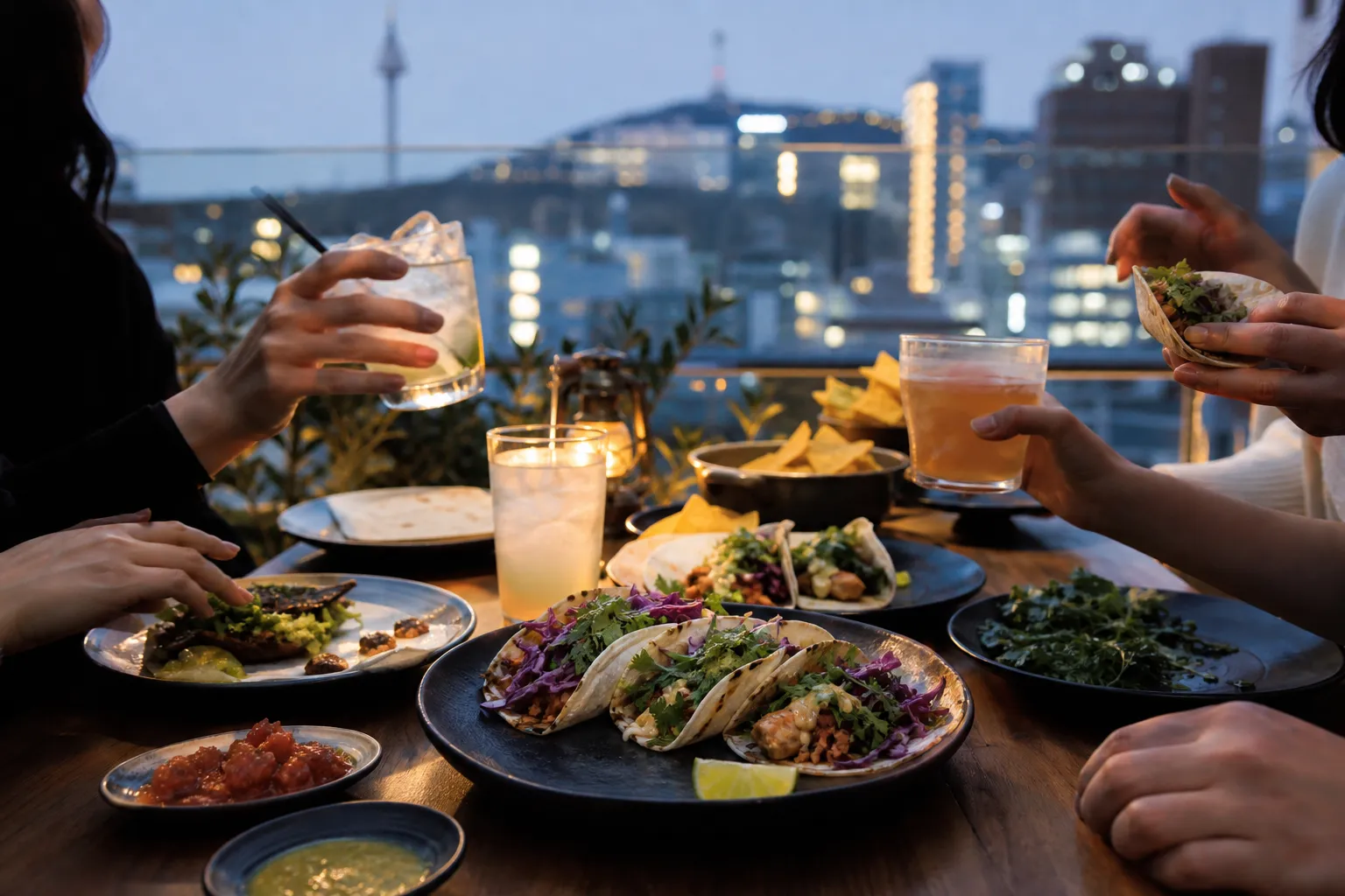 Itaewon Rooftop Tacos friendly guide to Sombrero and local Mexican fusion scene